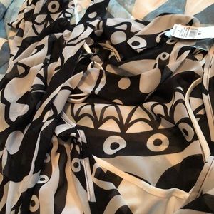 Black and white dress